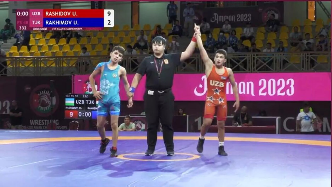 Young Tajiks brought medals from the Asian Freestyle Wrestling Championship