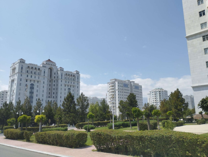 Living space in Turkmenistan has increased by almost a quarter over the past 10 years