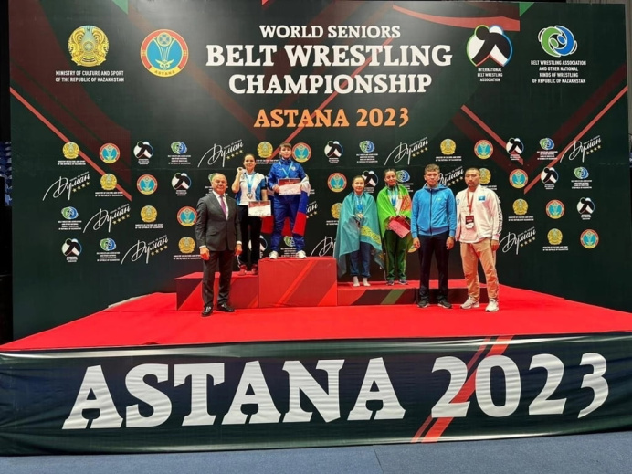 Turkmenistan takes third place at the World Belt Wrestling Championship