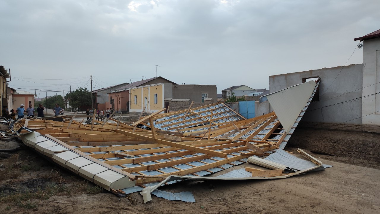 Effects of strong wind observed in Khorezm