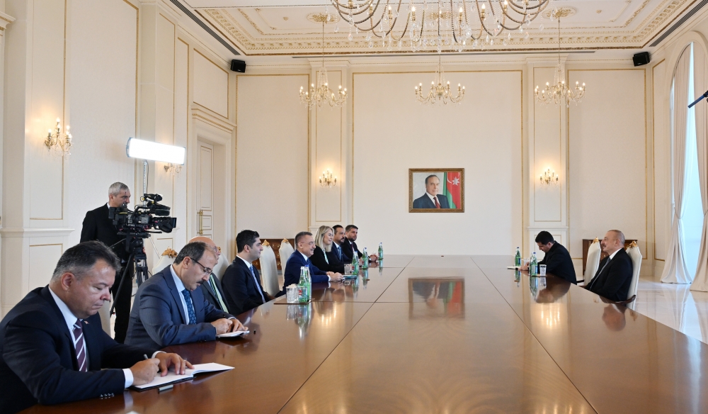 President Ilham Aliyev received a delegation of the Foreign Relations Committee of the Grand National Assembly of Turkey