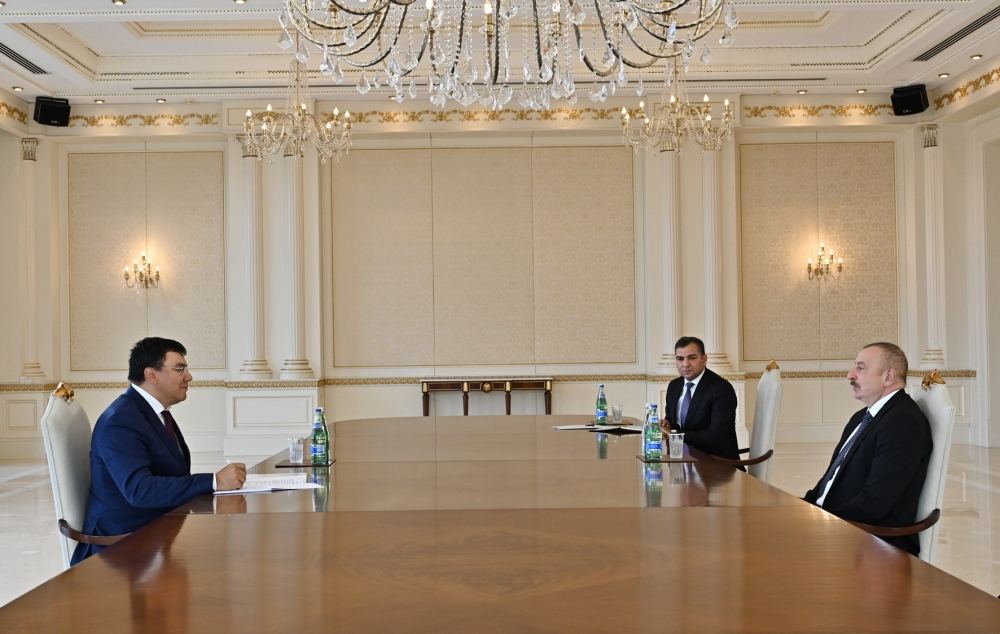 President Ilham Aliyev received the Prime Minister of Uzbekistan