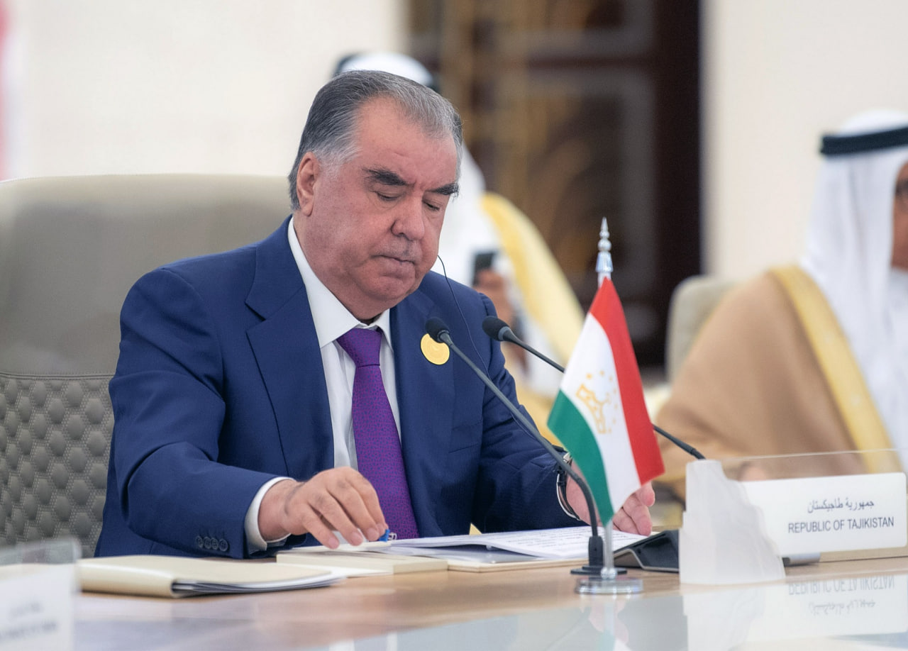 Emomali Rahmon addressed the leaders of Central Asia and the Persian Gulf countries in Jeddah