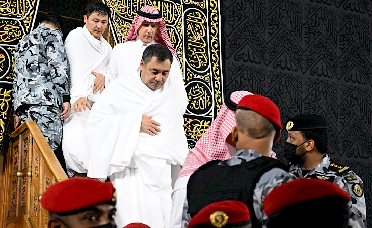 President Sadr Japarov made a small pilgrimage to Mecca