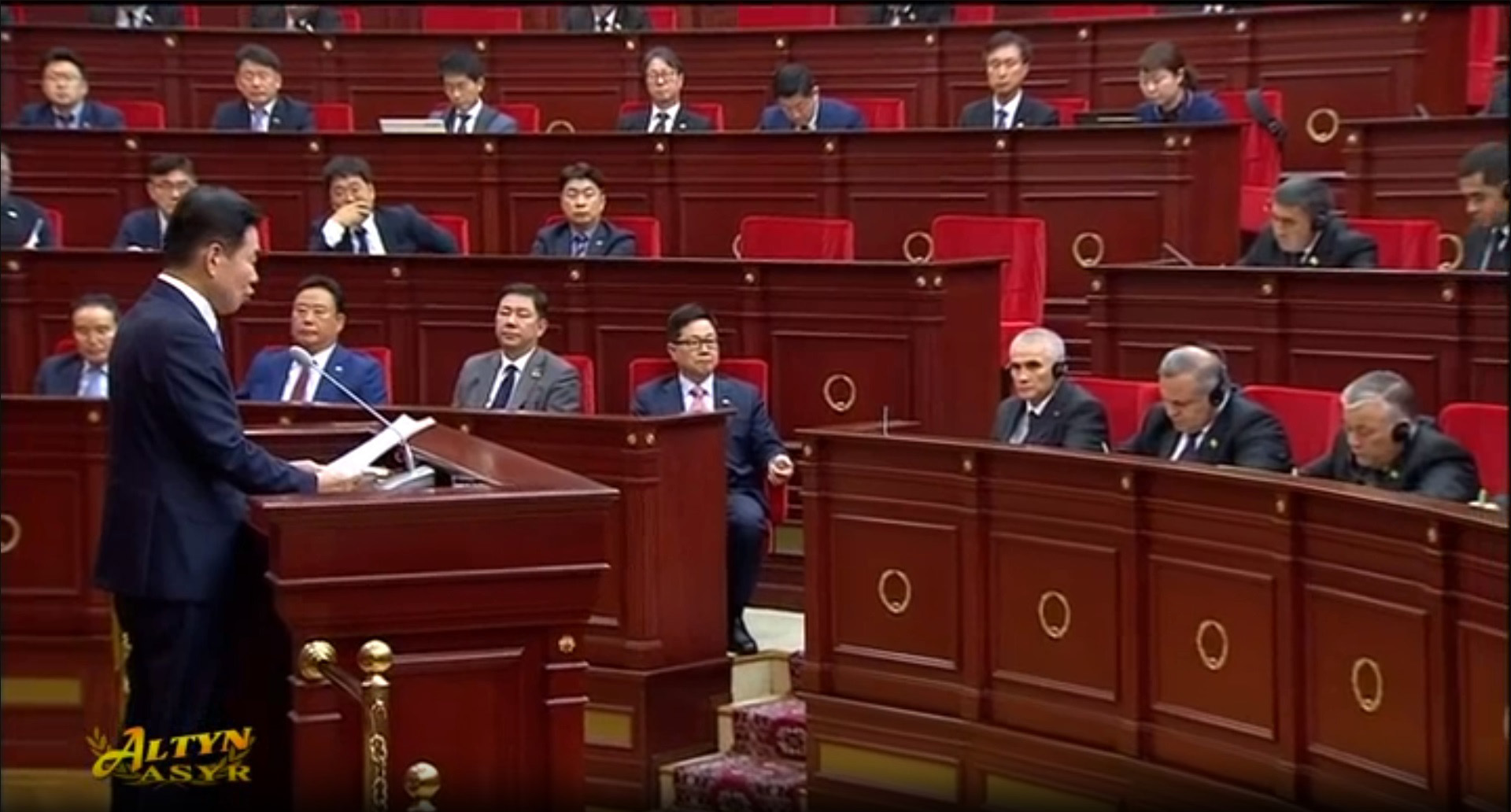 The head of the South Korean Parliament spoke at the Mejlis of Turkmenistan