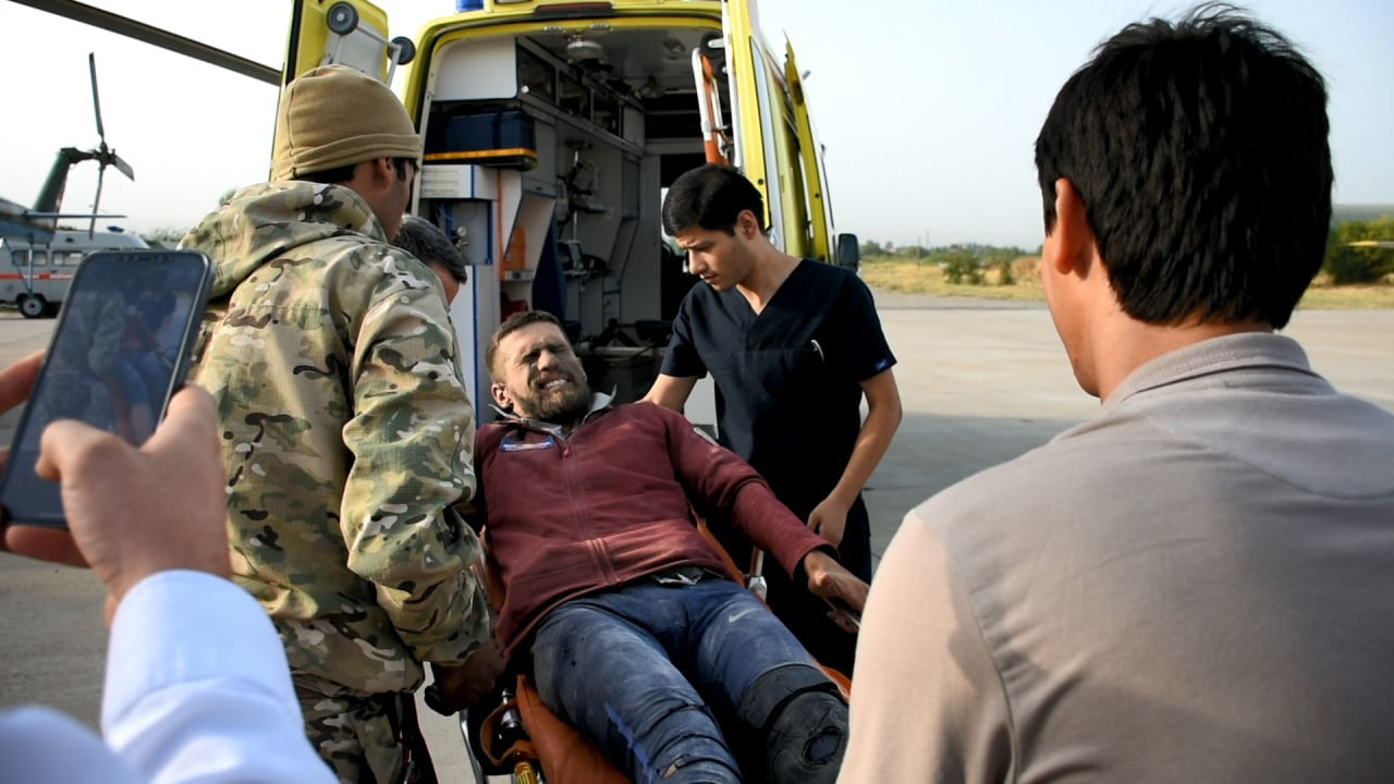 Tajik rescuers completed an operation to rescue a citizen of Belarus who fell in the mountains