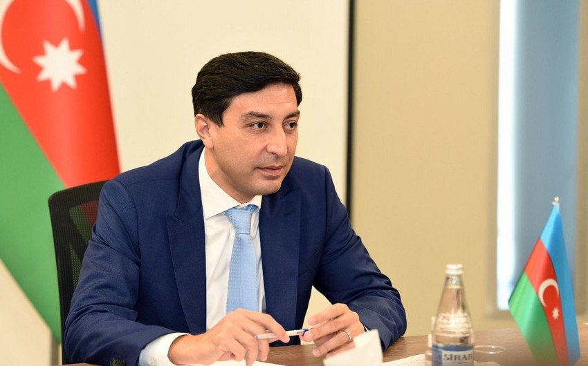 Farid Gaibov shared a post on the occasion of the 29th anniversary of the establishment of the Ministry of Youth and Sports