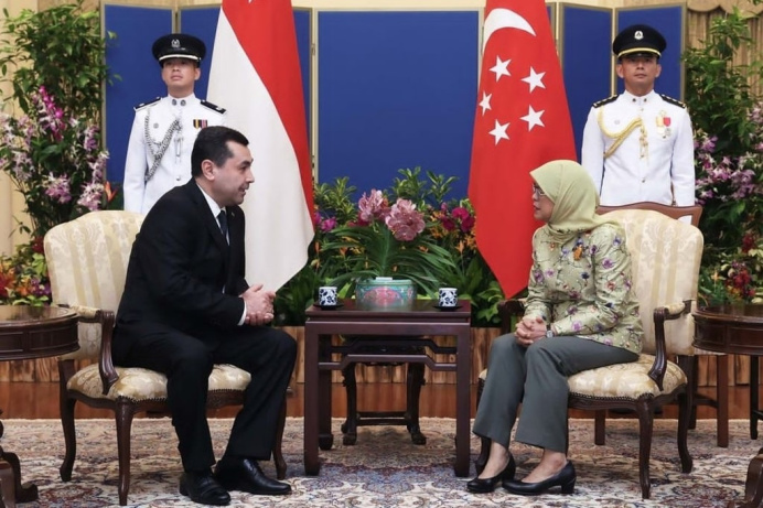 New Turkmen Ambassador discussed cooperation between the two countries with the President of Singapore