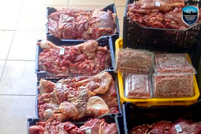 In one of the farmers' markets in the capital, unfit meat products were found