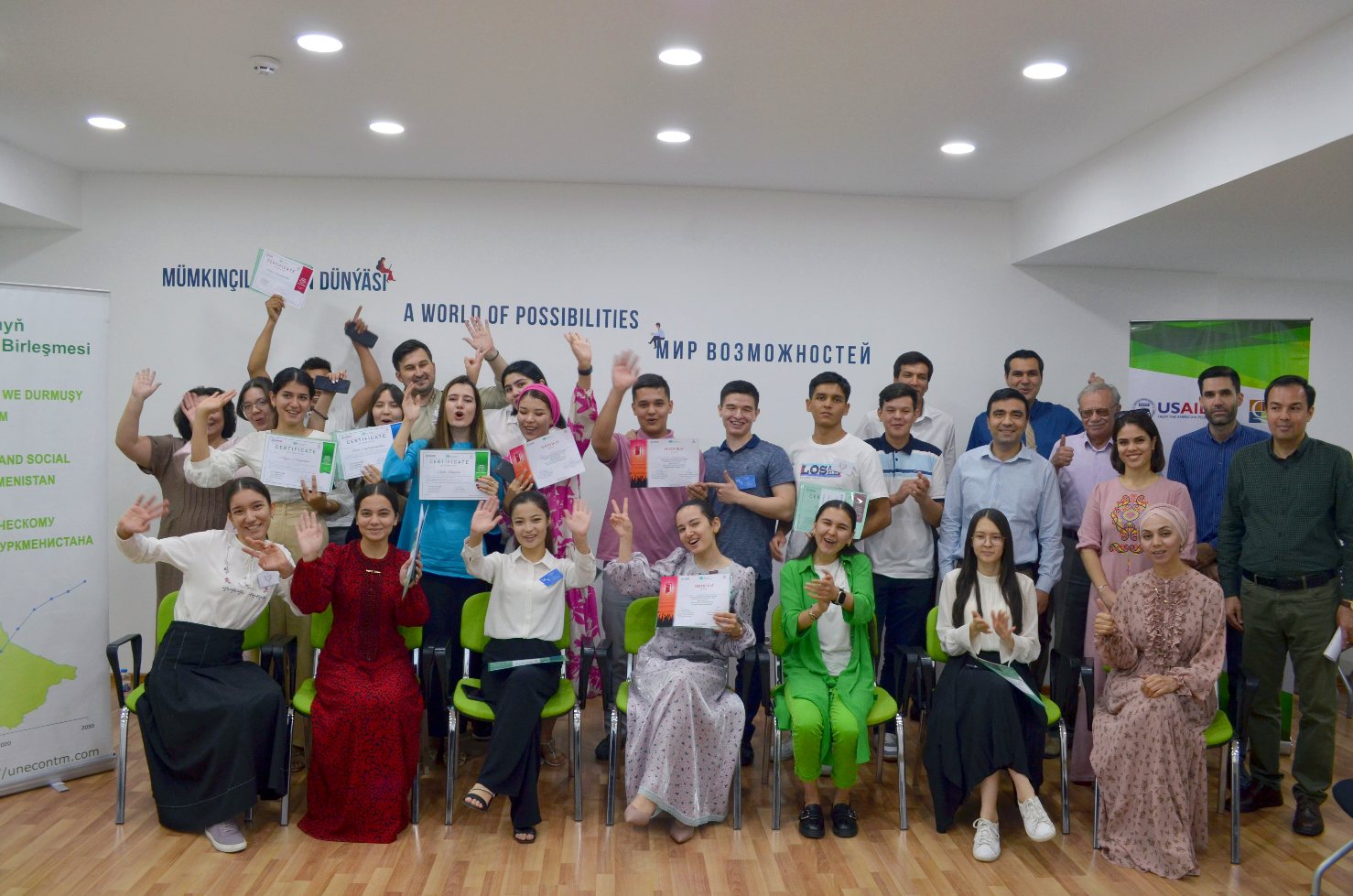 Youth “upgraded” their entrepreneurial skills at the Summer Program courses in Ashgabat