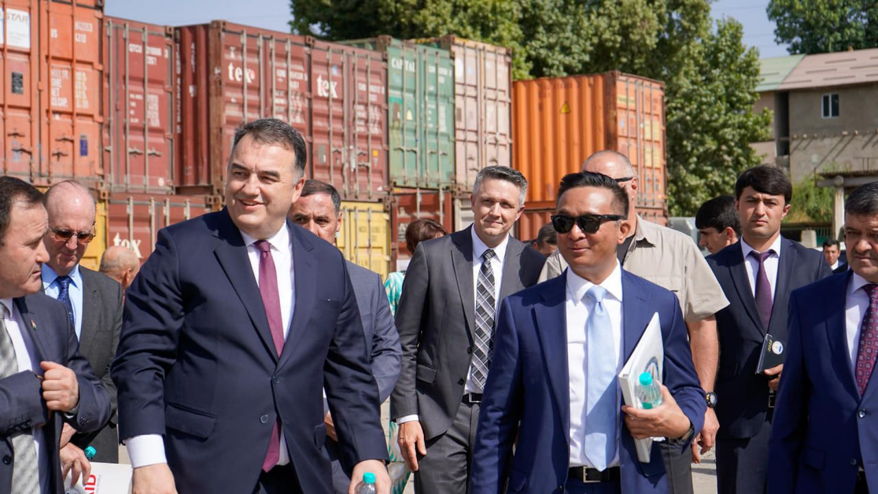 The United States donated equipment to Tajikistan for the development of the energy sector
