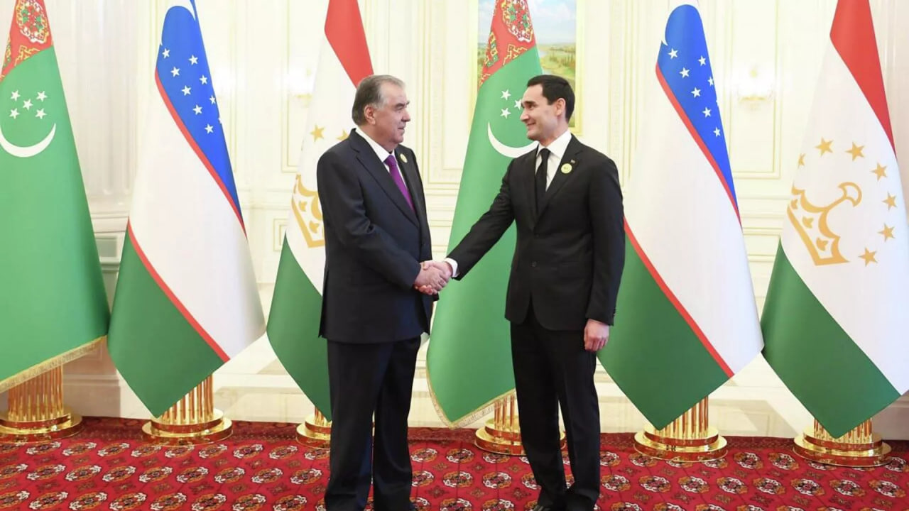 Rahmon met with Serdar Berdimuhamedov