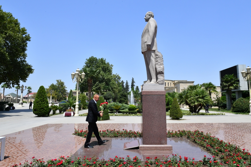 President Ilham Aliyev visited Barda district