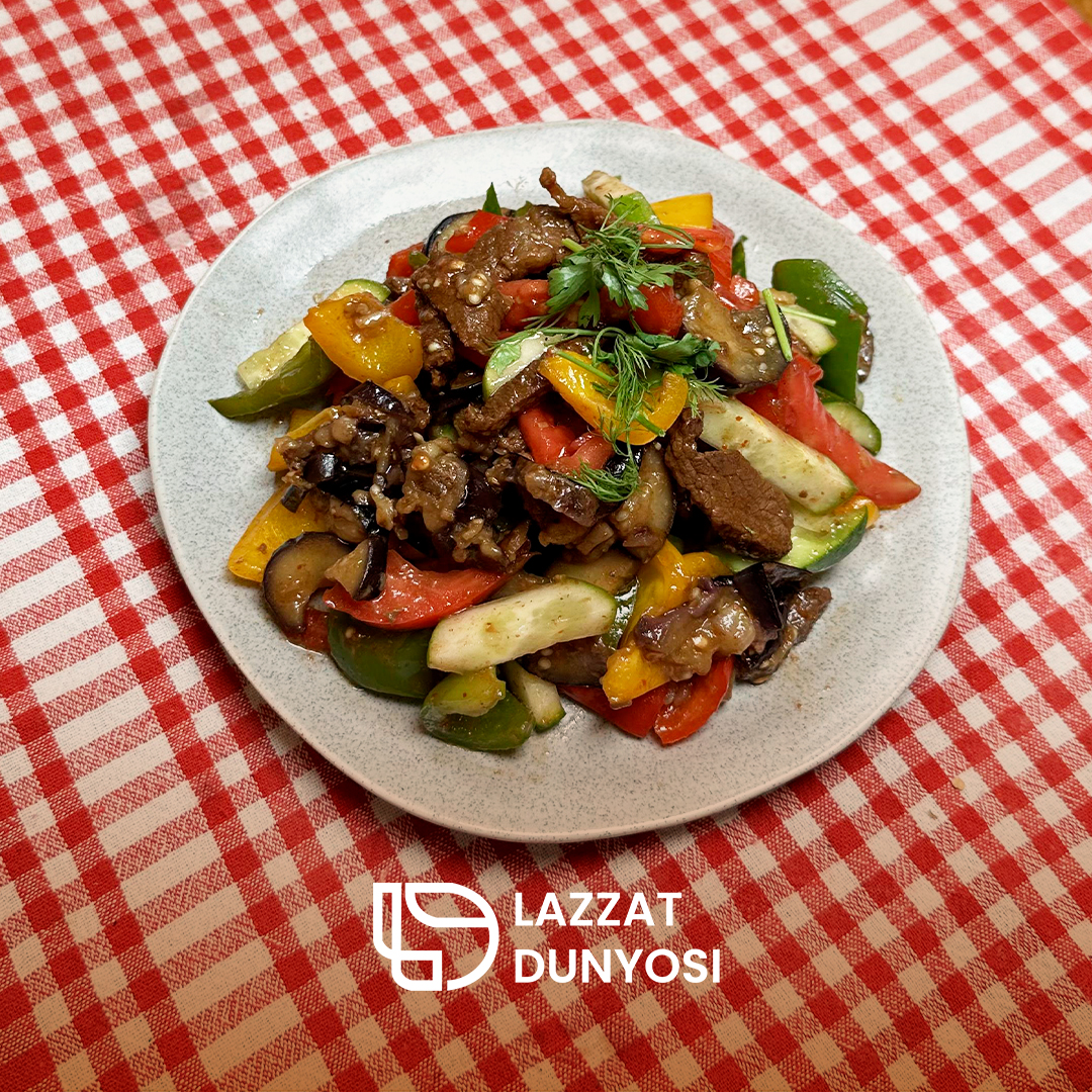 “Baqlajonli issiq salat”