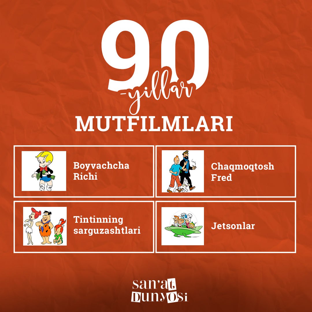 90-yillar multifilmlari