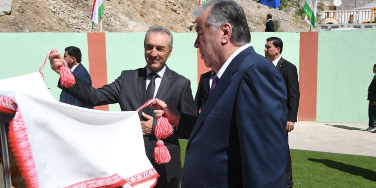 Emomali Rahmon opened an enterprise for the production of metal structures in Khorog