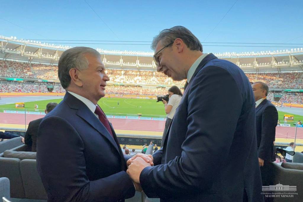 Shavkat Mirziyoyev Vengriyada yengil atletika bo‘yicha jahon chempionatini tomosha qildi 