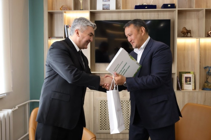 The Turkmen Ambassador was invited to give a lecture to the students of the Kazakh university