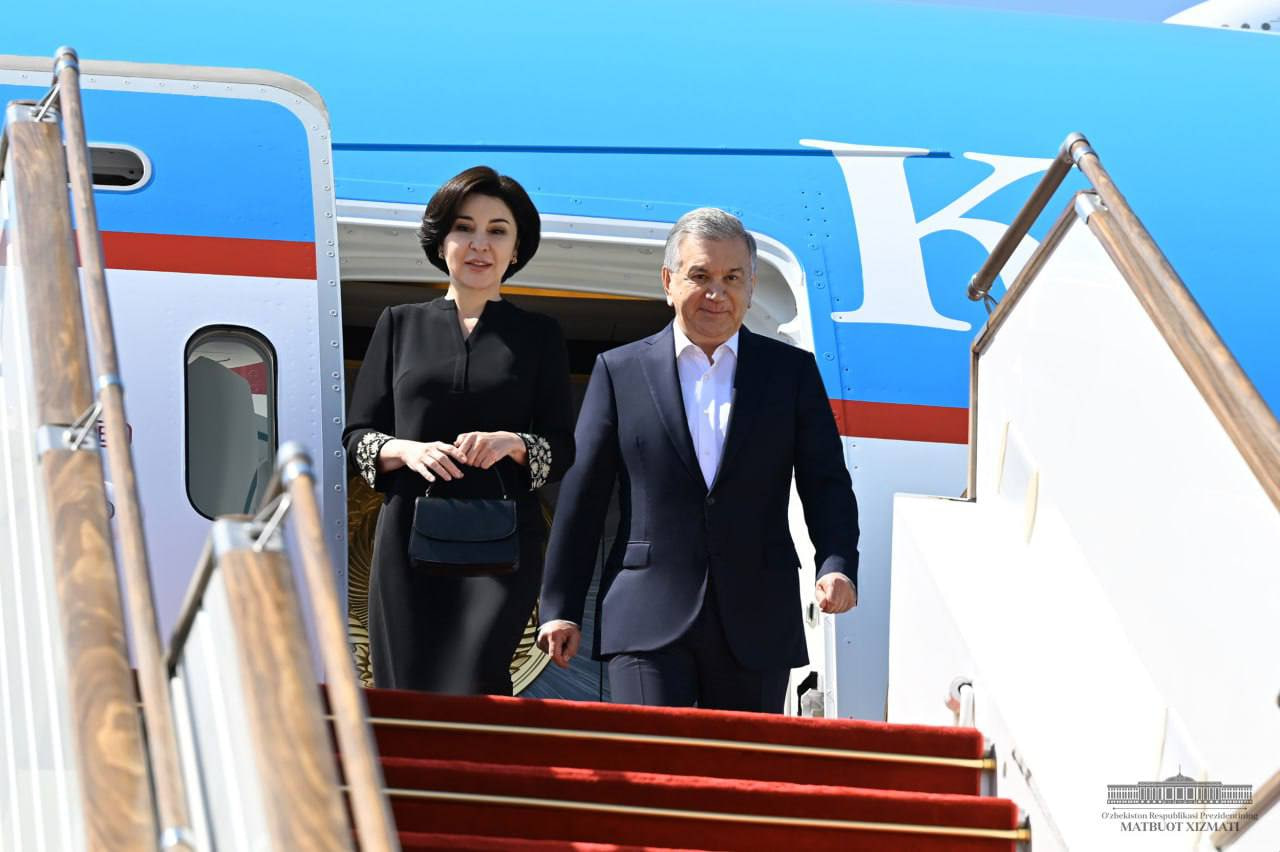Shavkat Mirziyoyev and his wife went to the city of Fuzuli