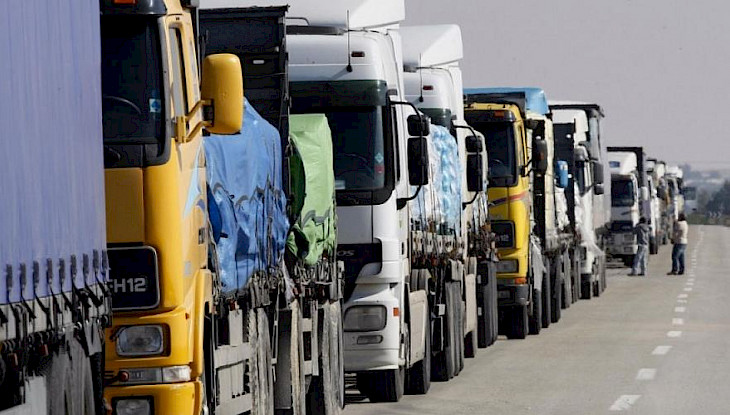 4 vehicles stuck at 614 checkpoints on the Kyrgyz-Kazakh border when leaving the Kyrgyz Republic