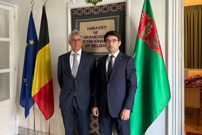 The head of the European Energy Alliance held talks with a Turkmen diplomat
