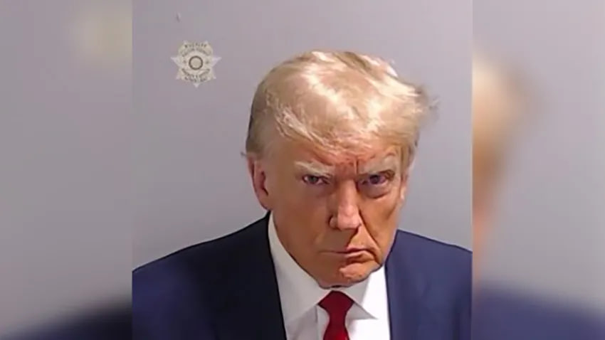 Trump was arrested and released on bail