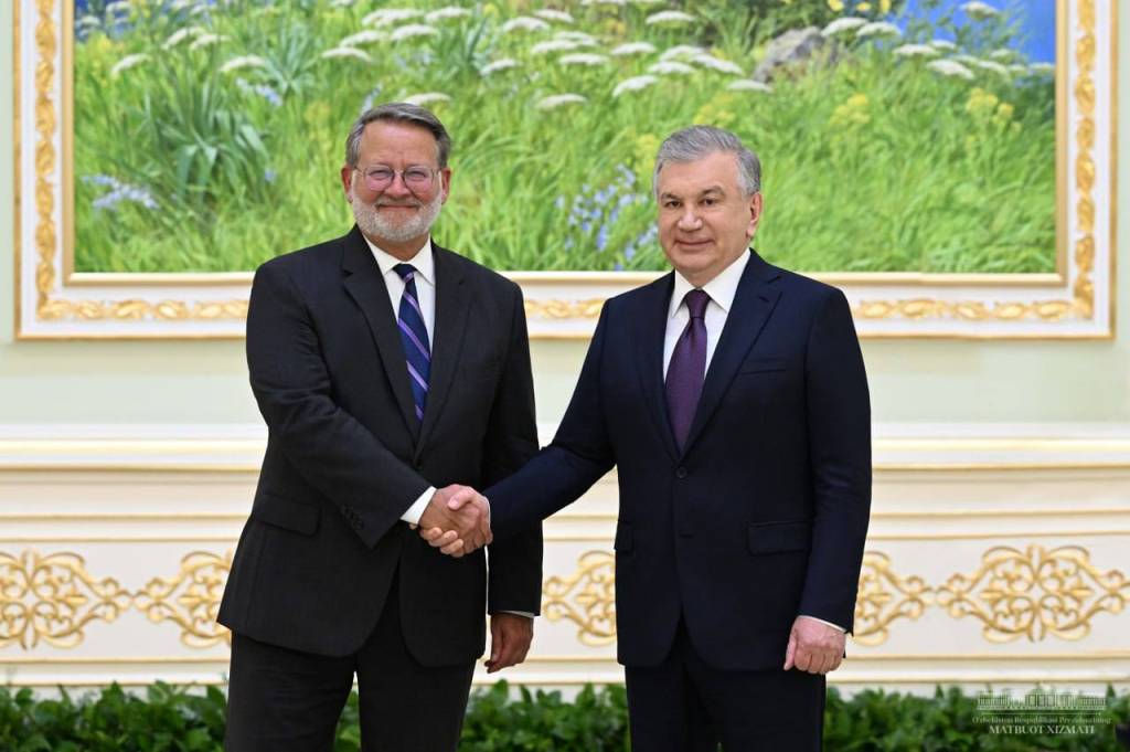 The President of Uzbekistan receives the U.S. delegation