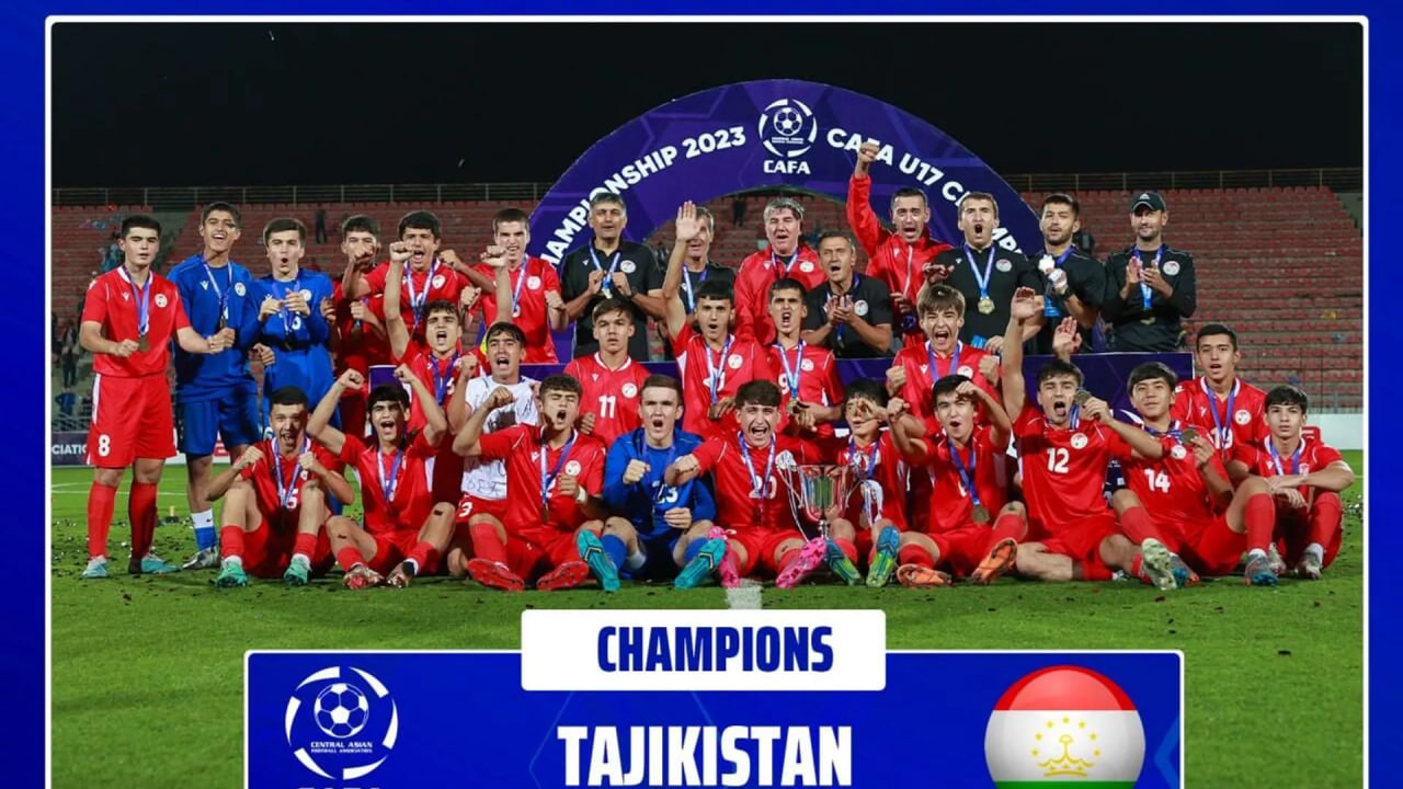 Boys of Tajikistan became champions of CAFA-2023