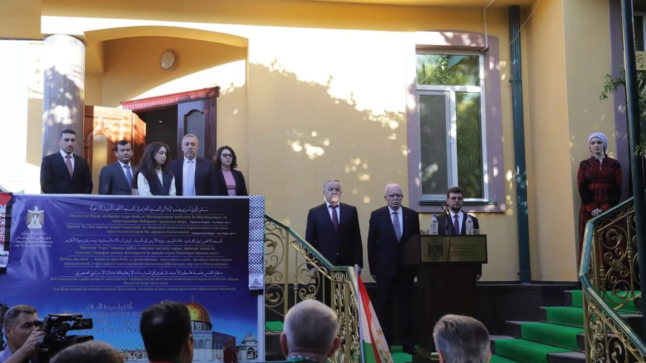 The Embassy of Palestine was solemnly opened in Dushanbe