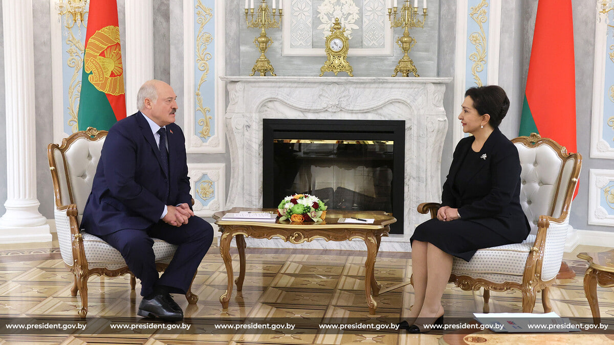 Tanzila Norboyeva met with Alexander Lukashenko in Minsk
