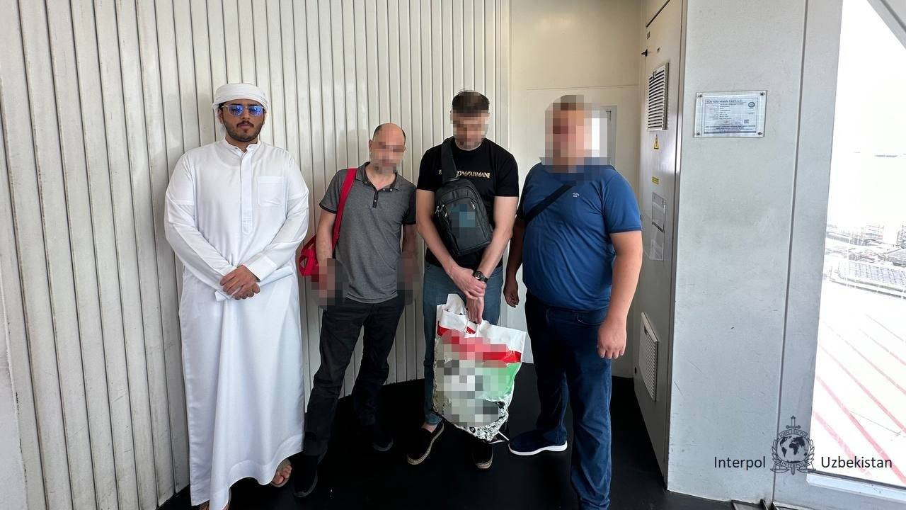 Interpol extradited two citizens of Uzbekistan who were wanted internationally from the UAE