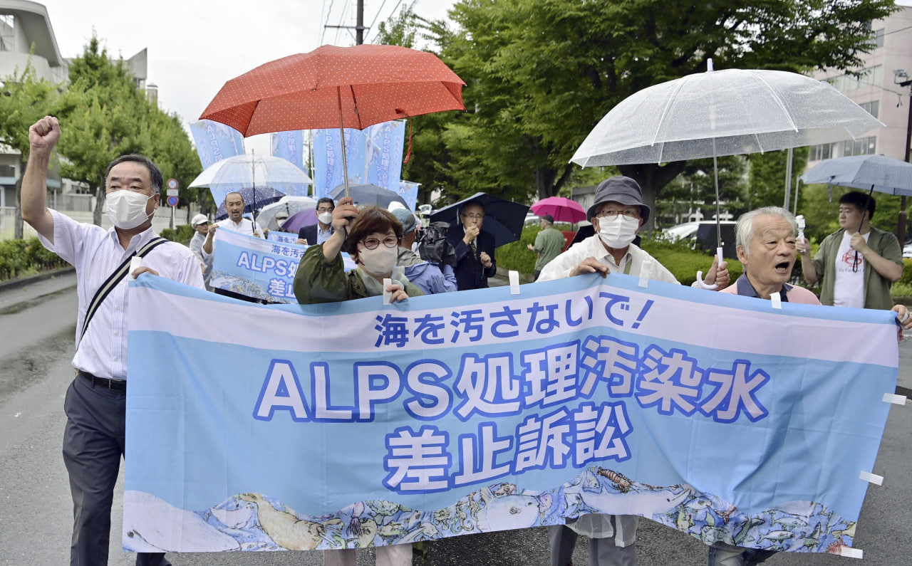 Residents of Fukushima sued the Japanese government for dumping water from the nuclear power plant into the ocean
