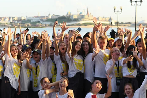 In order of exercise: 70 thousand schoolchildren staged a flash mob in Almaty