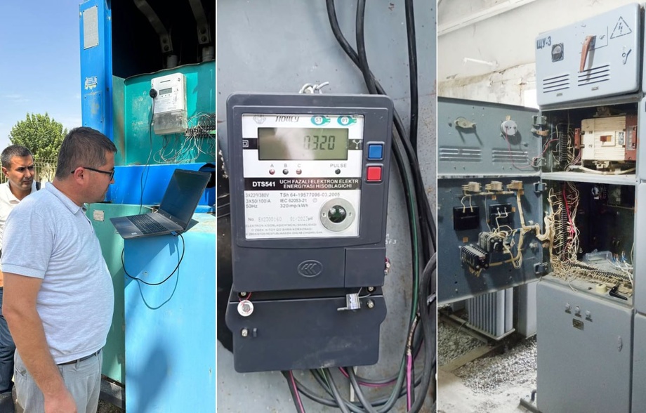 It was found that electricity worth 1 billion 36 million 354 thousand soums was stolen in three regions