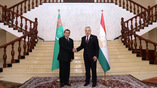 The foreign ministers of Tajikistan and Turkmenistan met in Dushanbe
