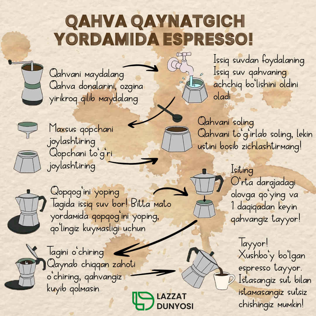 Qahva tayyorlash