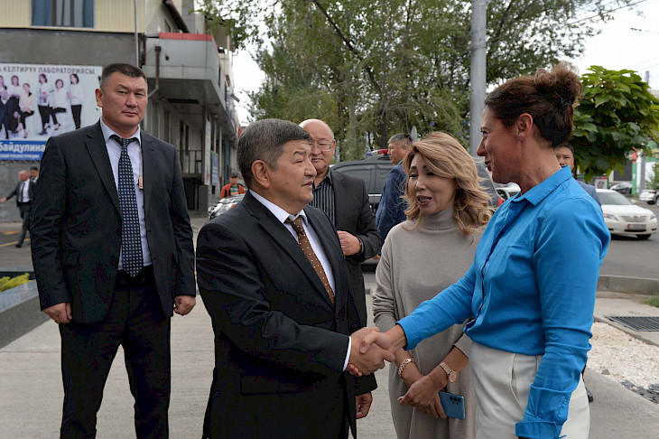 Akylbek Japarov took part in the opening of the Intimak Week platform