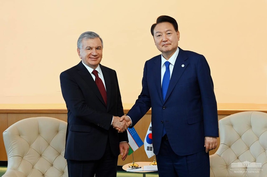 The head of our state invited the president of Korea to Uzbekistan
