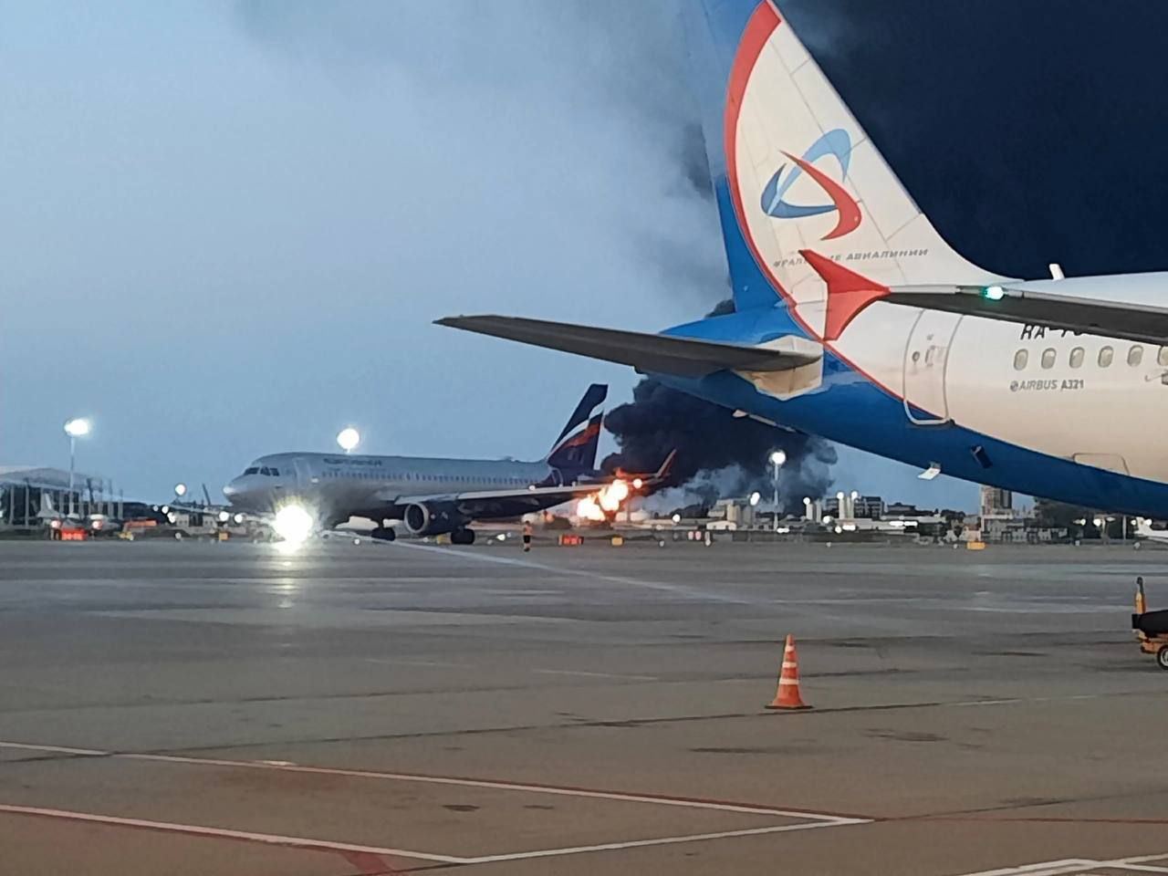 An explosion and a fire occurred near the Sochi airport