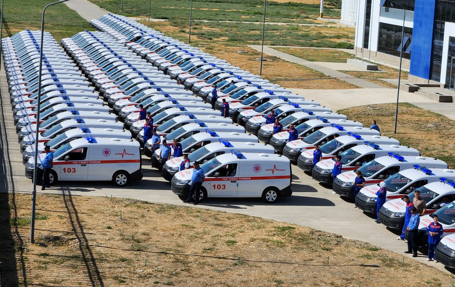 100 new cars were delivered to 4 regional branches of "Tez Zomal".