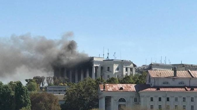 RF Qora dengiz floti shtabiga raketa zarbasi yo‘llandi
