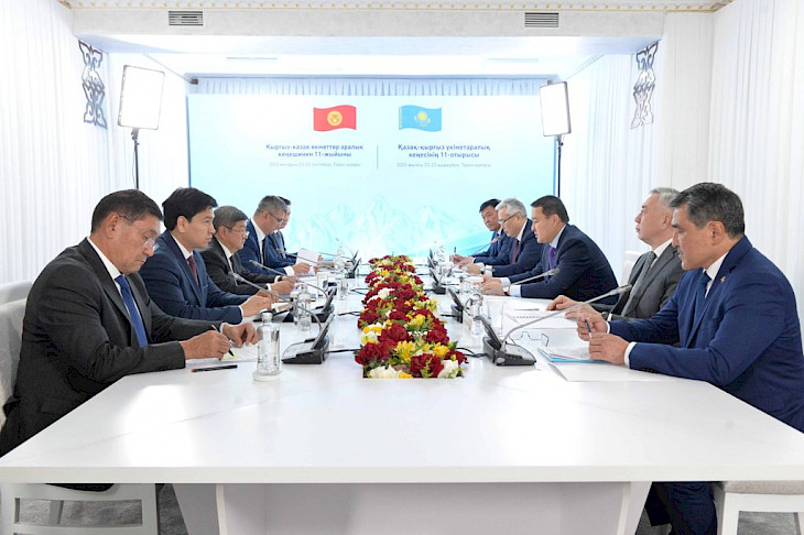 The XI meeting of the Intergovernmental Council of Kyrgyzstan and Kazakhstan was held in Taraz