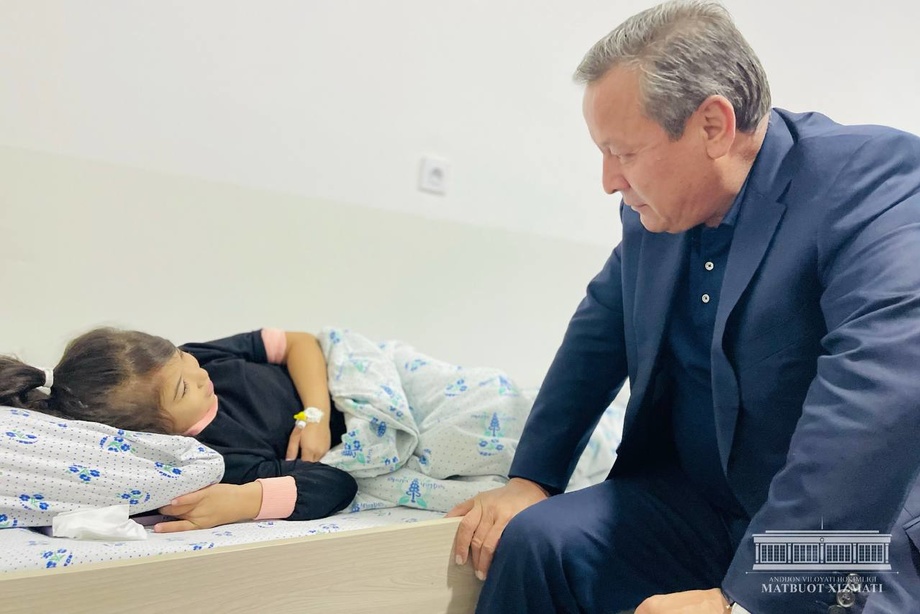 Shuhratbek Abdurahmanov met with poisoned children