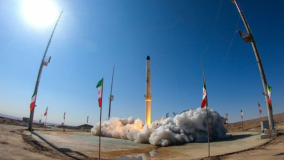 Iran launched a new intelligence satellite into space