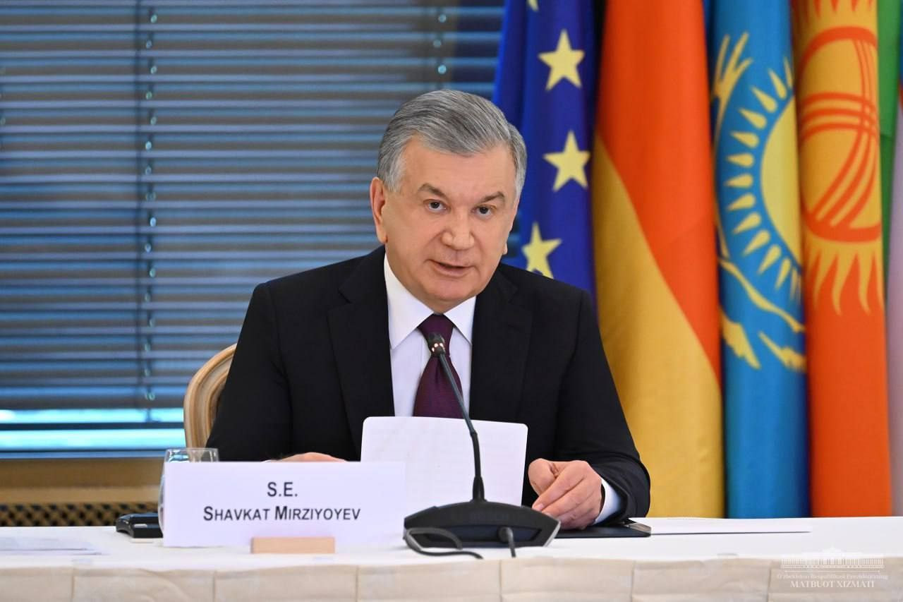 The President suggested holding the Central Asian-German Economic Forum in Uzbekistan