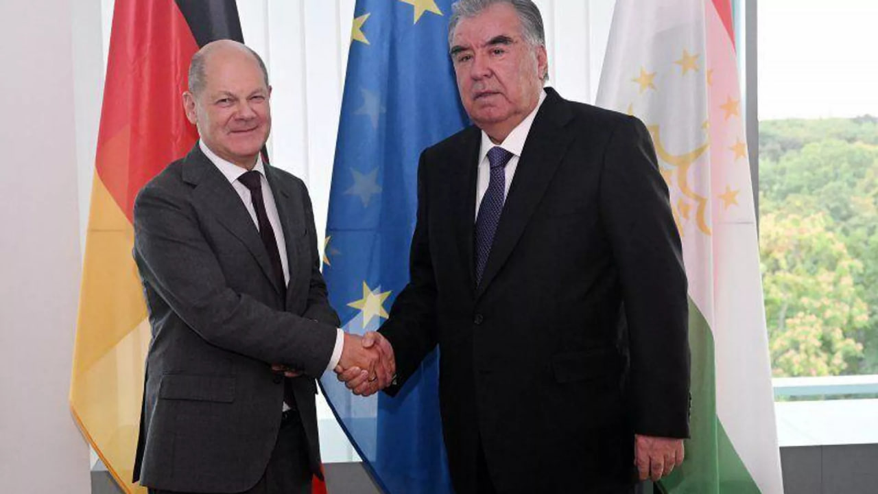 Rakhmon met with Olaf Scholz