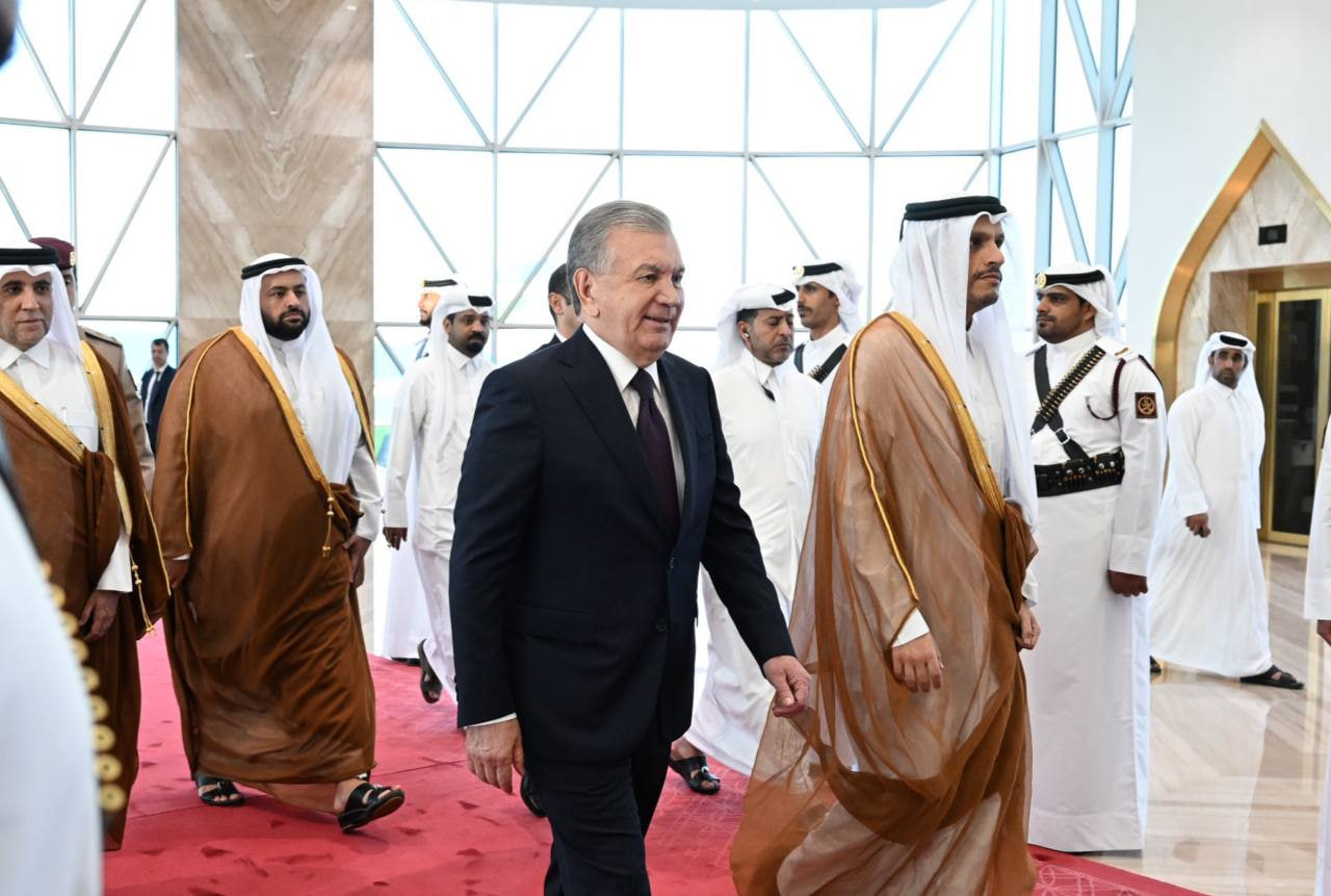 Shavkat Mirziyoyev arrived in Qatar