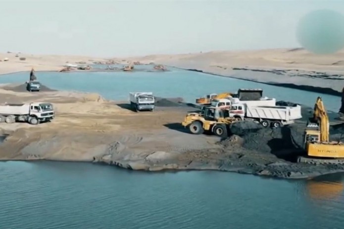The first stage of construction of the Koshtepa canal is being completed