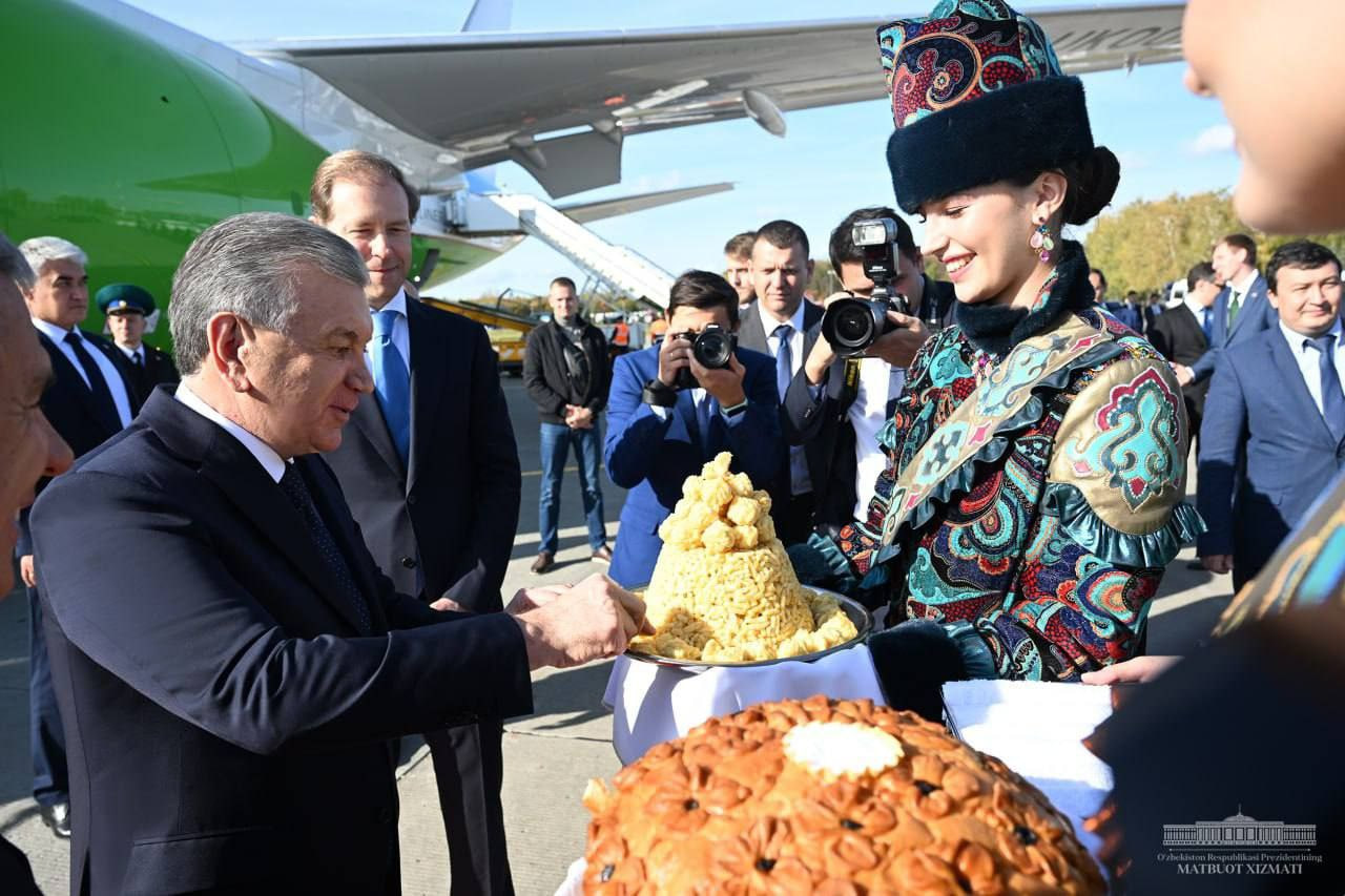 Shavkat Mirziyoyev reached the city of Kazan