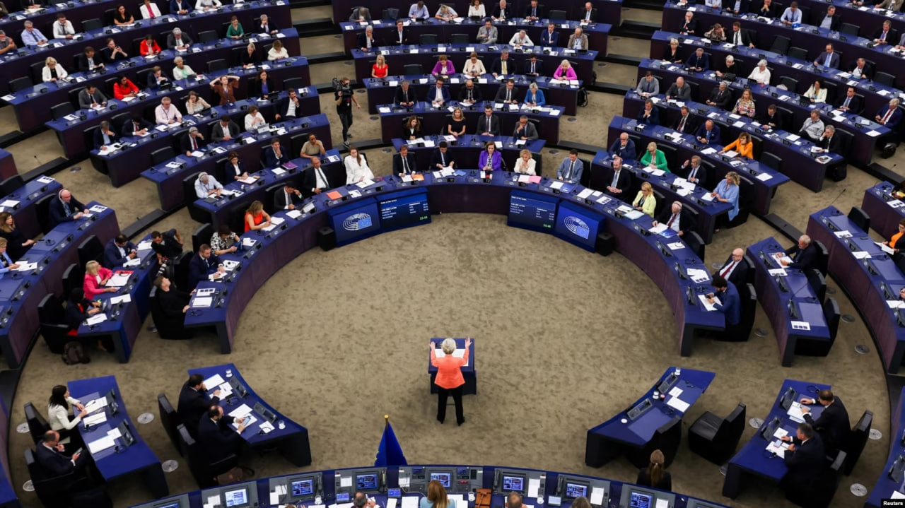 Yevroparlament Ukrainaga uch yilga 50 milliard yevro ajratadi